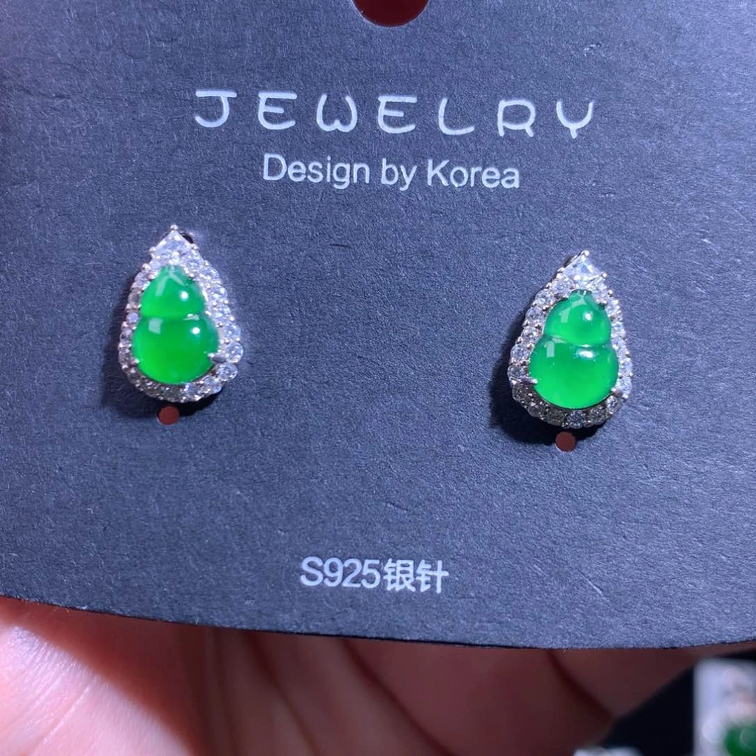 【闪购商品】颈饰银S925镶嵌翡翠天然翡翠