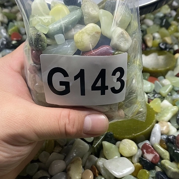 岫玉鱼缸石未镶嵌