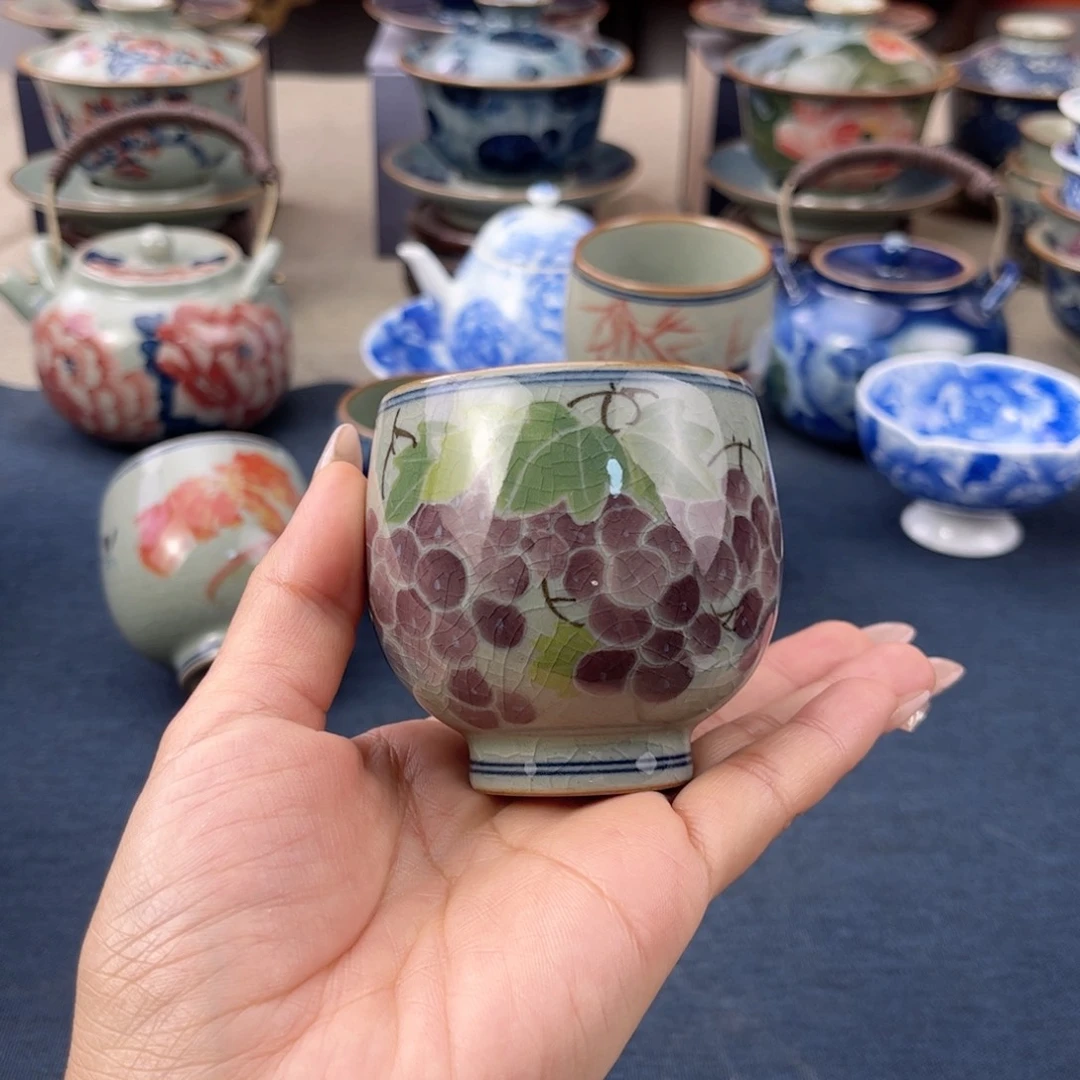 杯景德镇手绘手工茶具