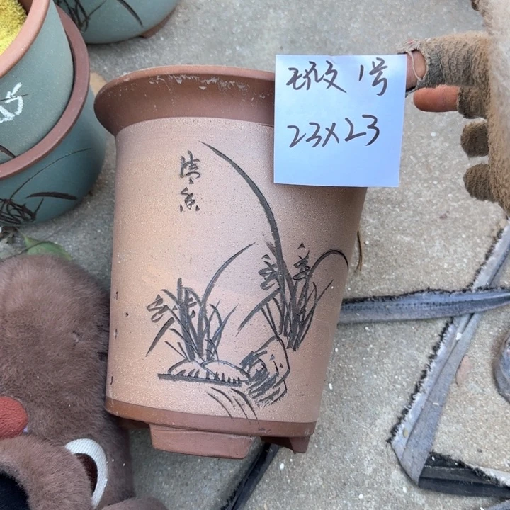 紫砂花盆特价清仓