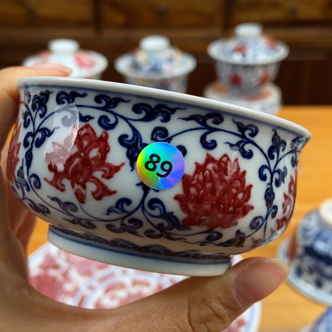 手绘现代茶具非古董