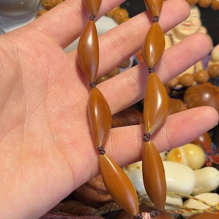 橄榄核手串/手链柳叶素串