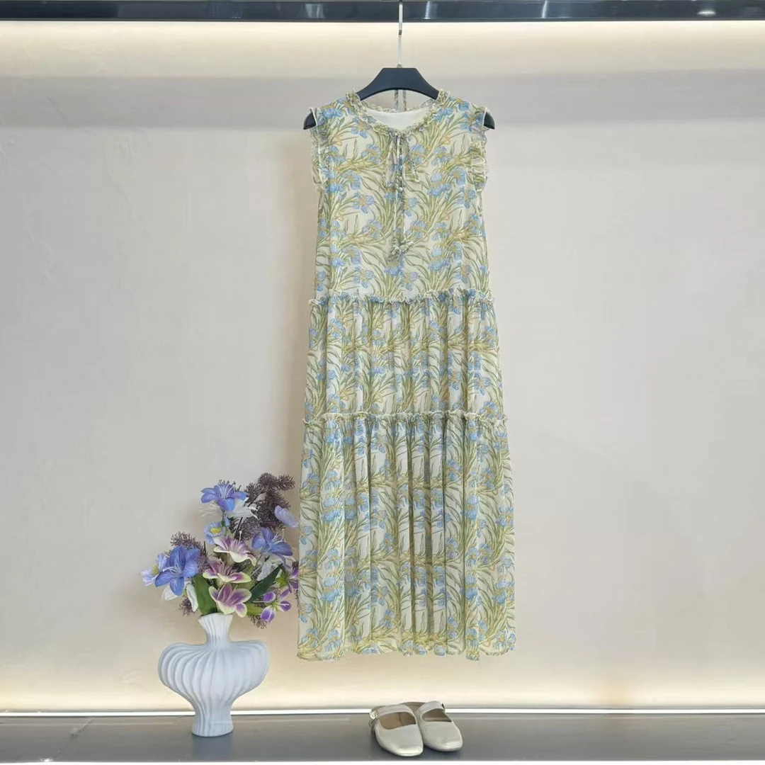 [编码29]夏季新款女装显瘦气质高级时尚印花连衣裙LJ256067