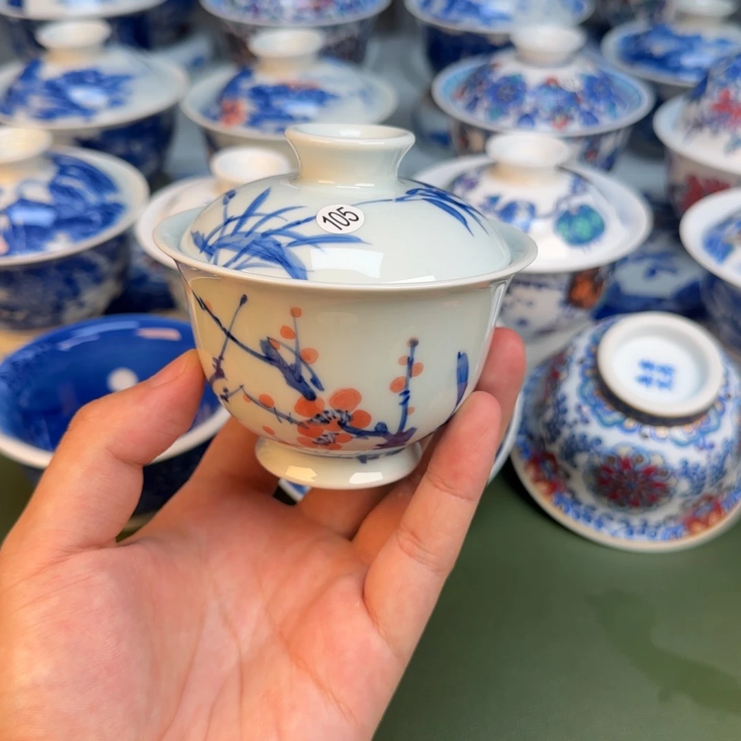 彦祖纯手工手绘茶具105