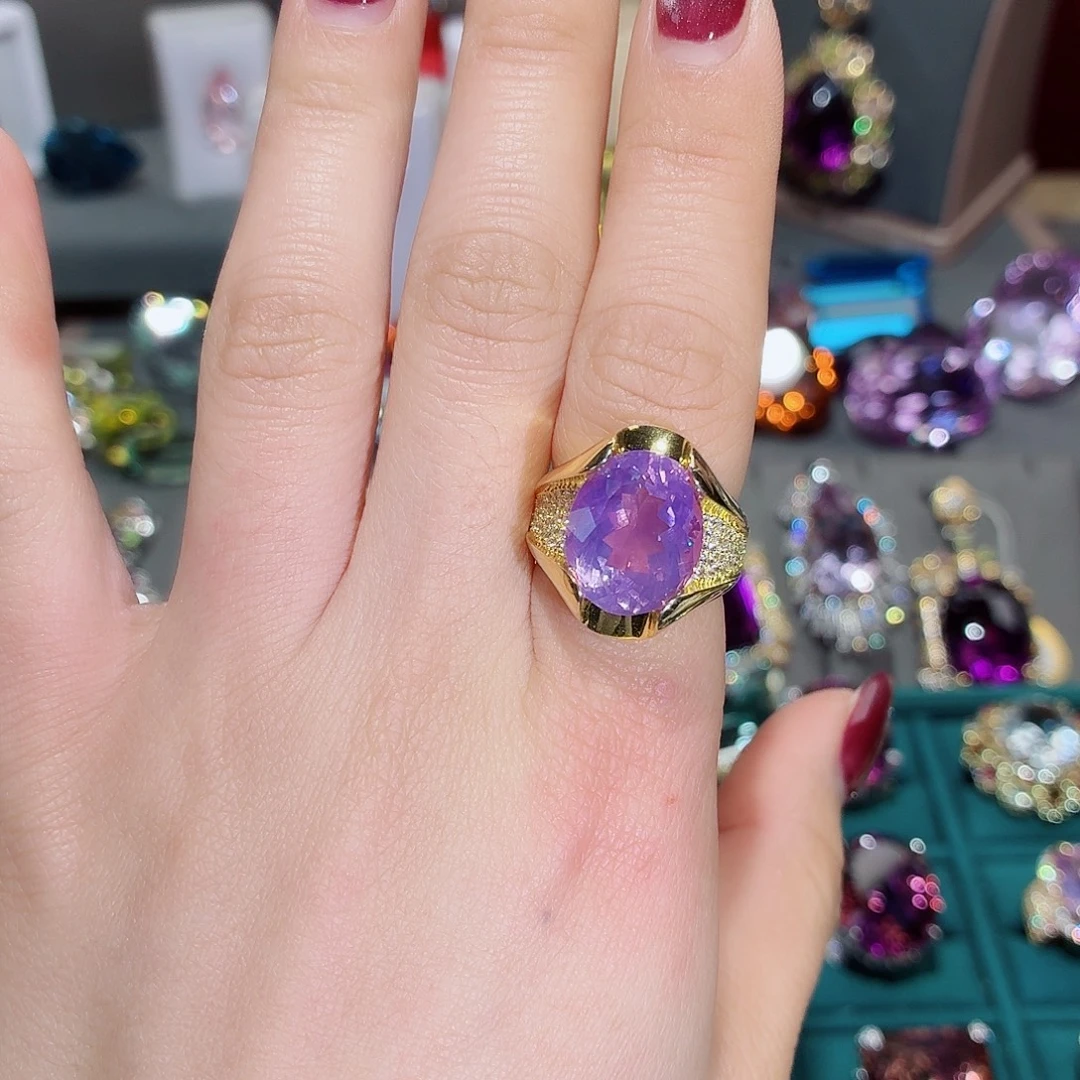 银S925镶嵌水晶戒指戒指