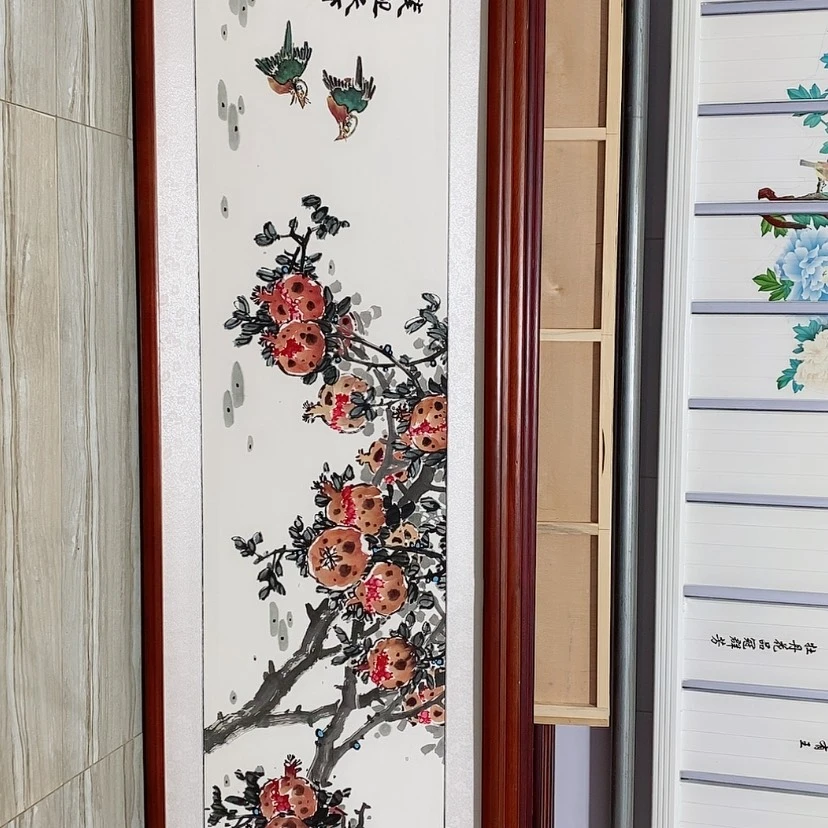 【闪购商品】国画书画作品带框165×50