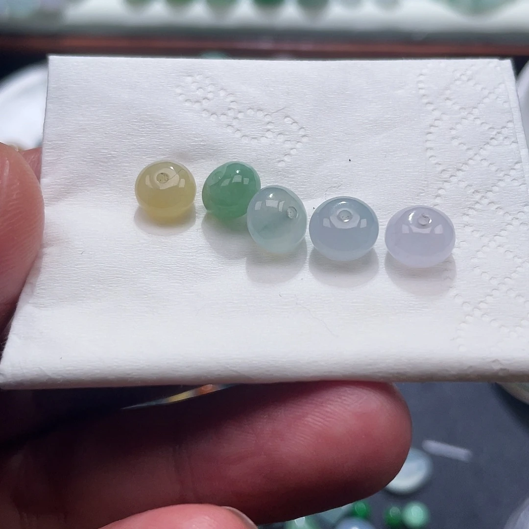 翡翠未镶嵌手链卡7.5