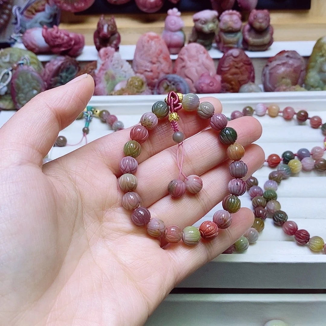 玛瑙/玉髓盐源玛瑙手链未镶嵌