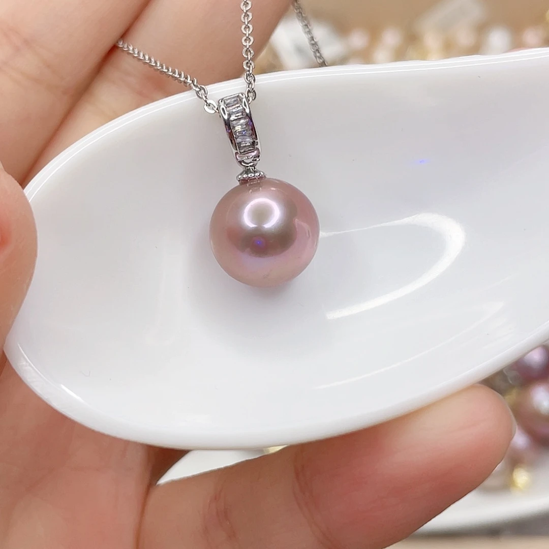 淡水珍珠未镶嵌吊坠(赠链)