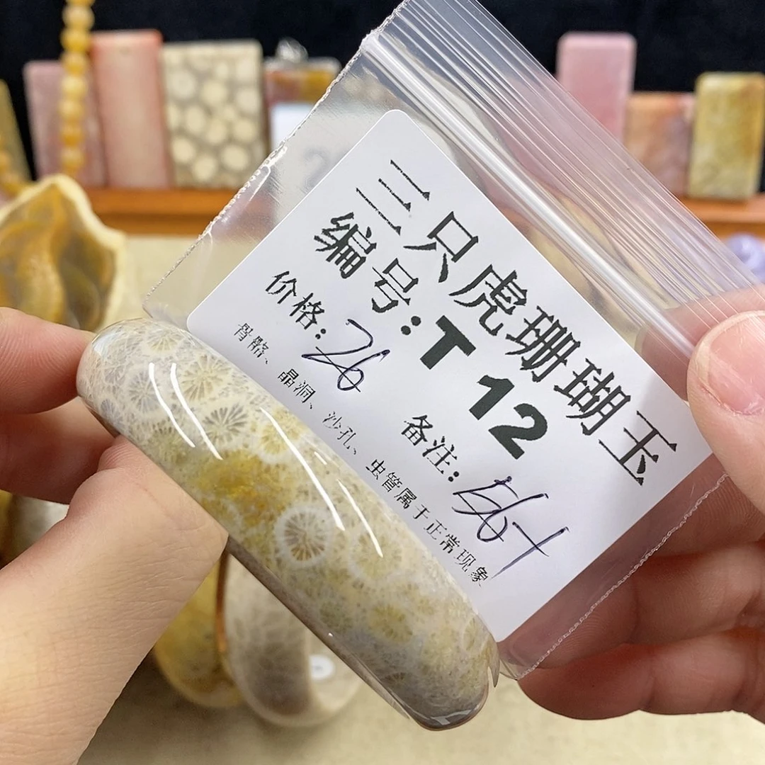 硅化珊瑚（珊瑚玉）1未镶嵌y***8