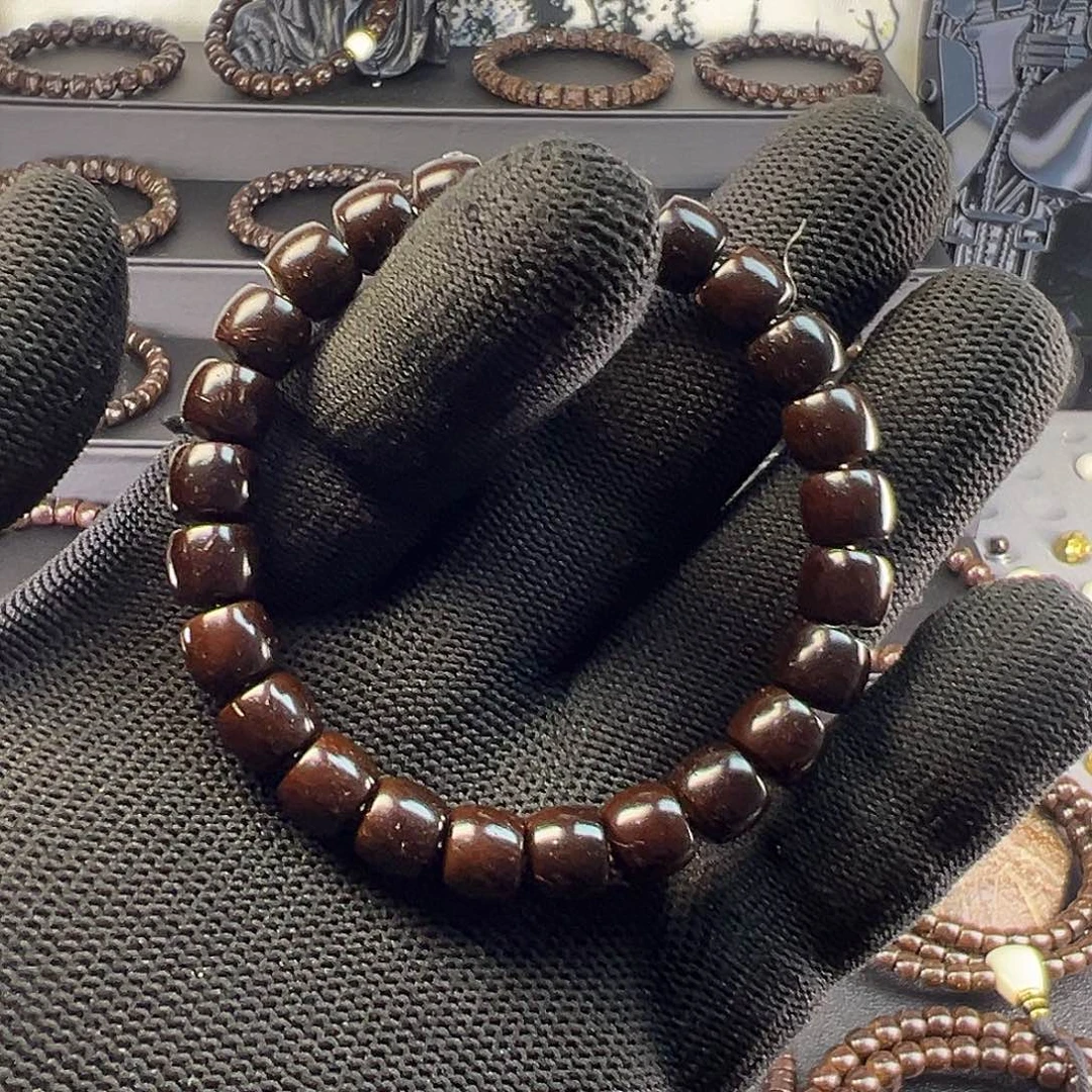 海***鱼椰蒂手串原生态椰蒂9*8直切