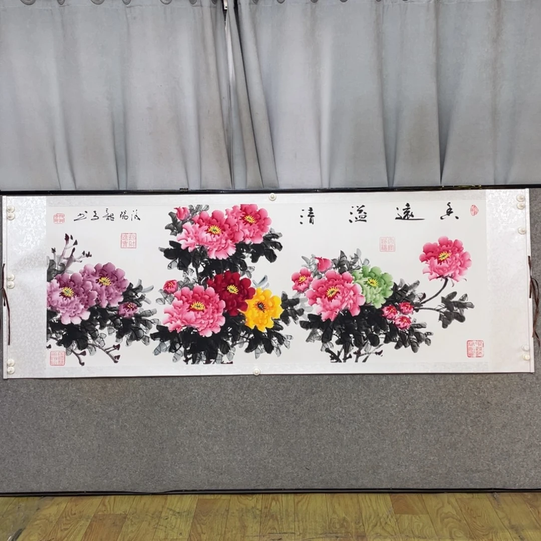 书法墨色牡丹 205 72