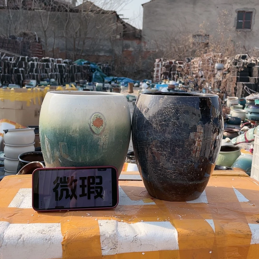 红陶宜兴紫砂花盆