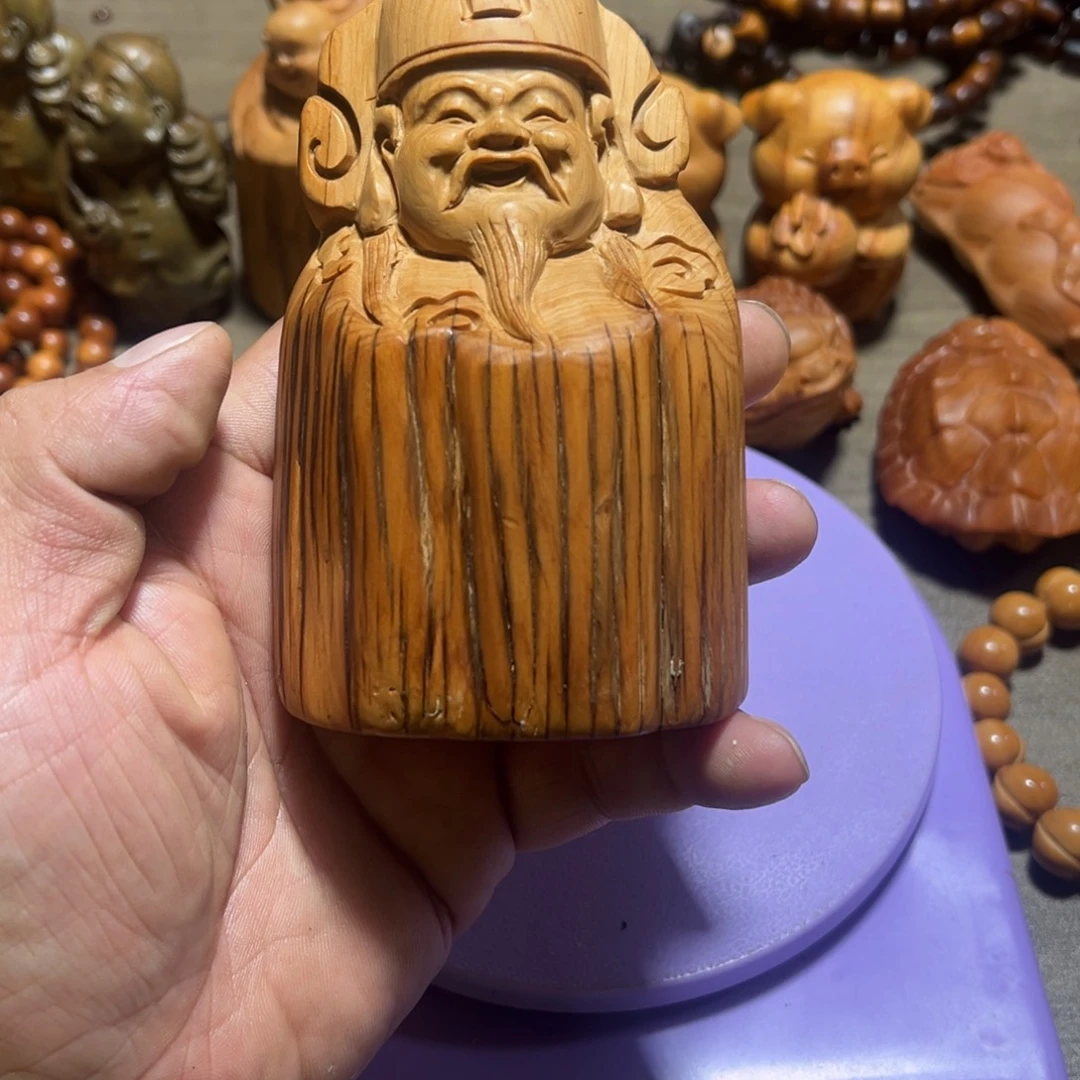 青***山柏木（崖柏）崖柏，手把件