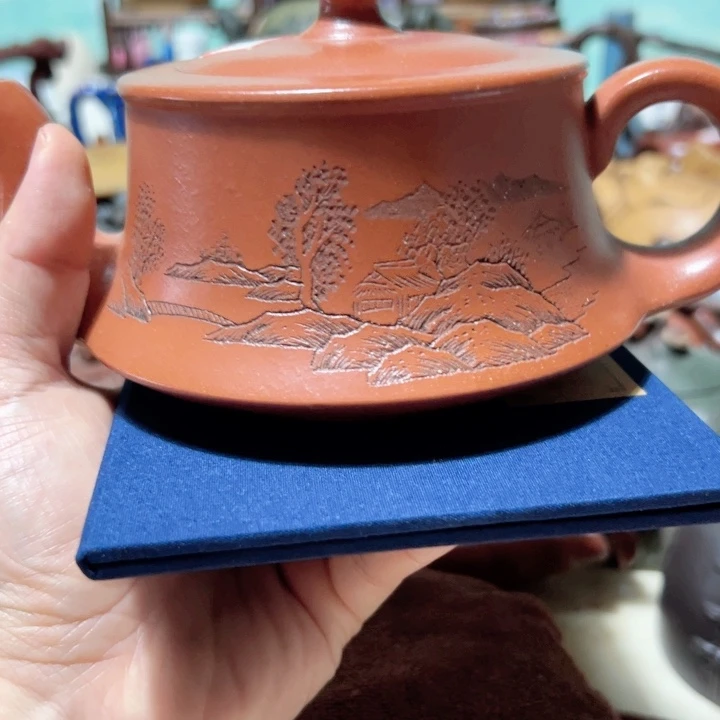 茶壶紫砂紫砂壶收藏起来了！