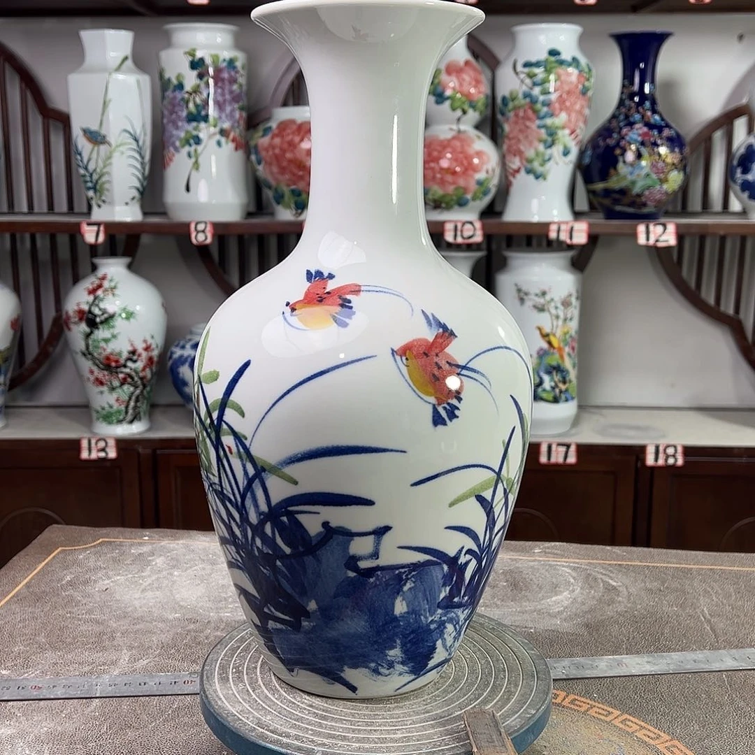 摆件陶景德镇陶瓷棒玉