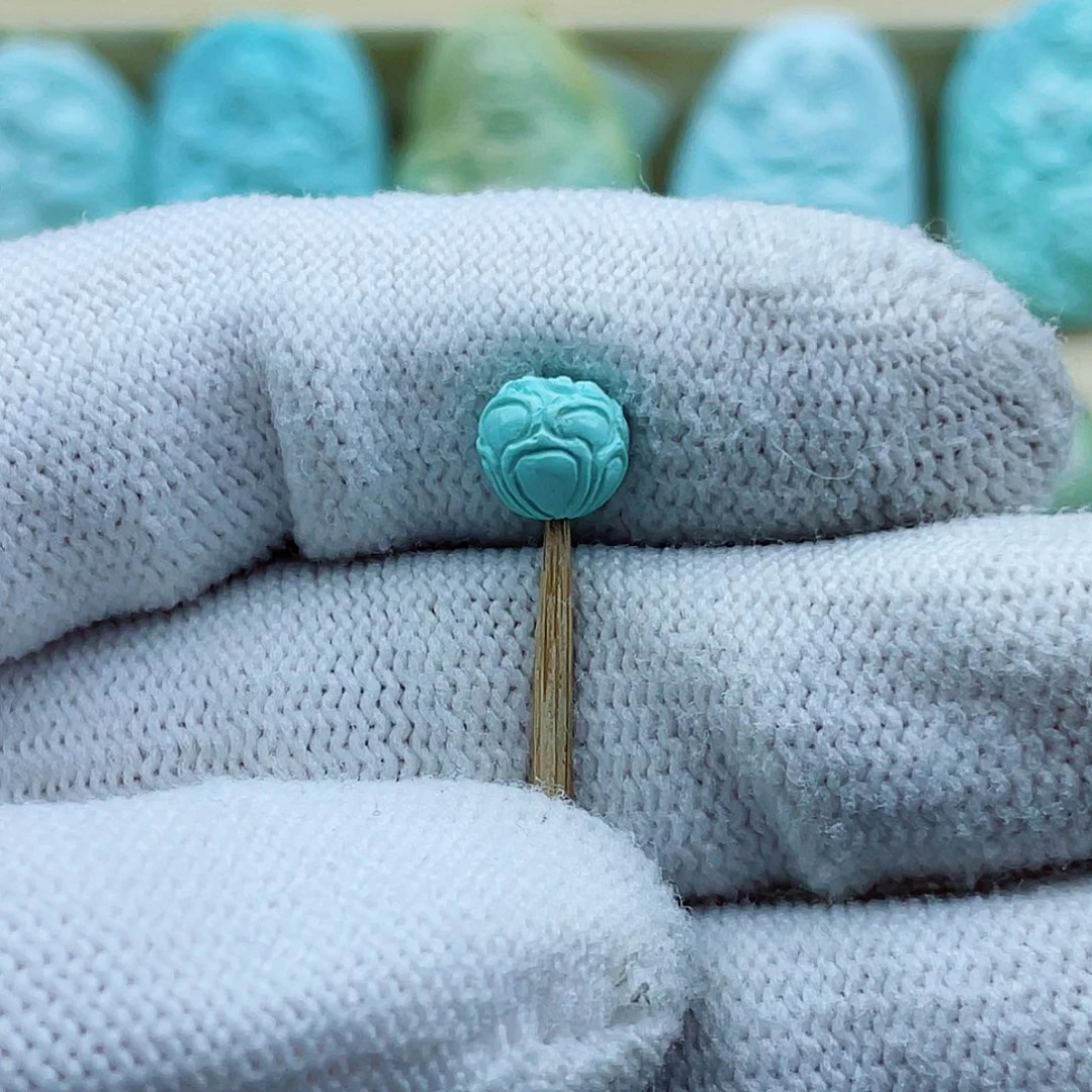 未镶嵌绿松石珠宝奇石