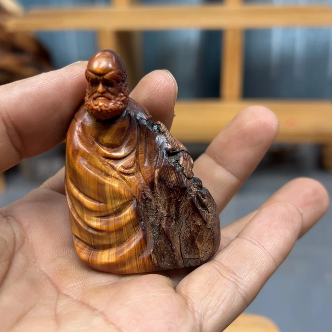 ‖***y木崖柏木摆件手把件