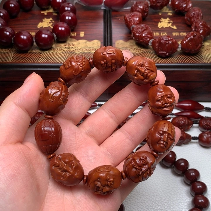 核桃手串/手链小**事橄榄