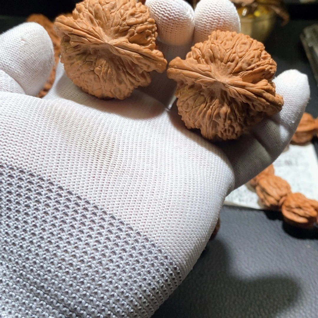 星***河把件文玩核桃0269闷白48（全）