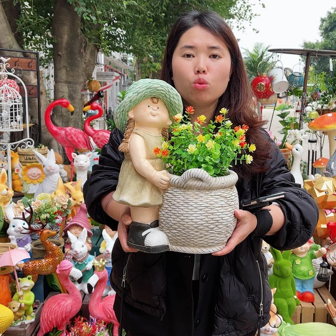 【闪购商品】无铅玻璃花园摆件&000&