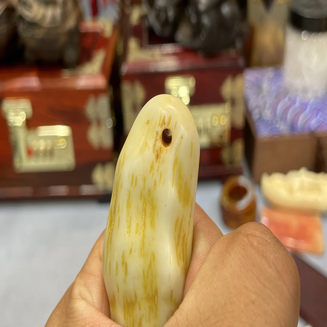 芳 胡牙 吊坠 骨粉压制