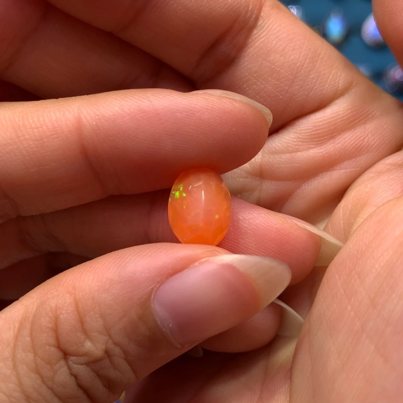 【闪购商品】欧泊银S925镶嵌裸石微瑕不退换飞*象