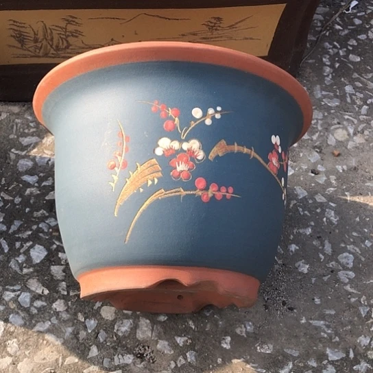 紫砂花盆宜兴紫砂花盆厂家直销