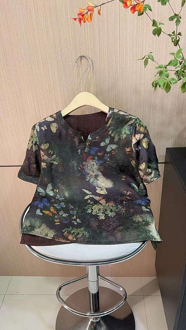 【彩蝶】原创定制；新款时尚爆款新中式女装