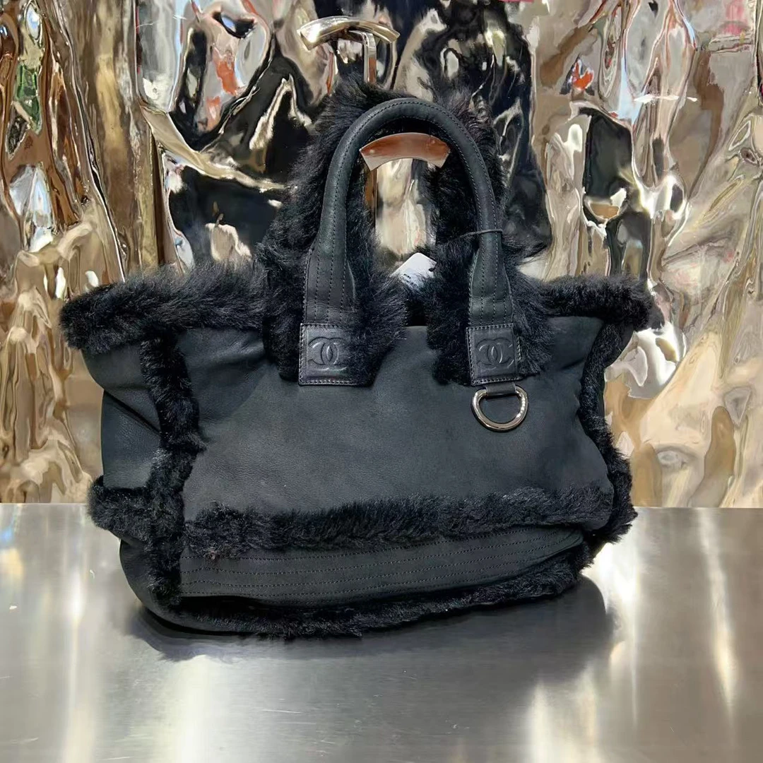 95新 Chanel/香奈儿 Chanel 黑色 托特包