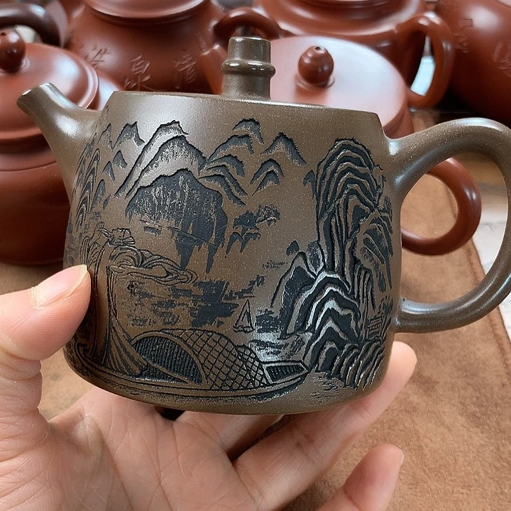 茶壶紫砂紫砂微瑕