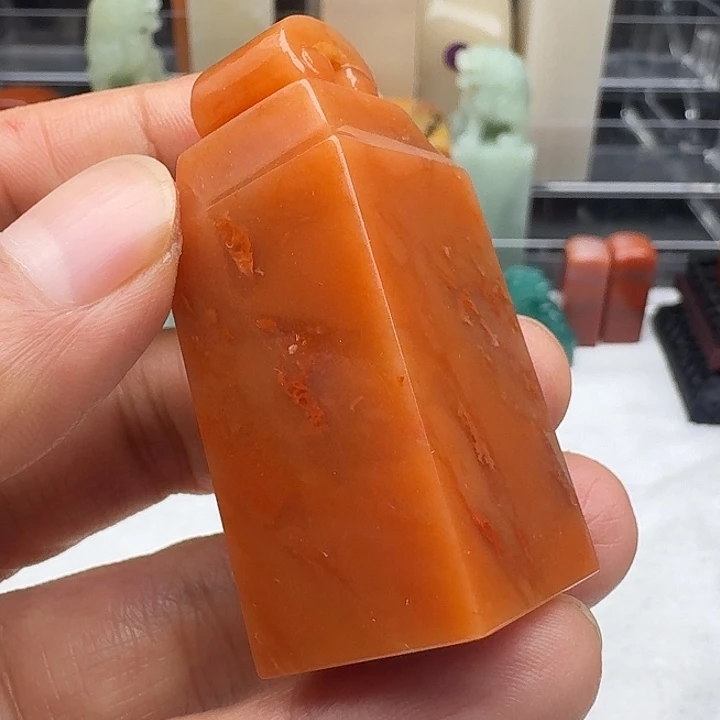 印石寿山石老挝如意钮