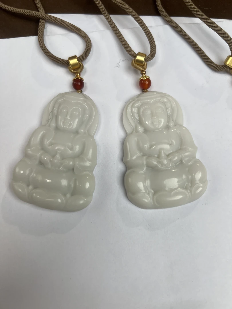 和田玉观音【多样性发货发其一】A022