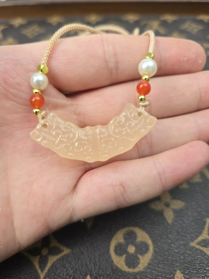 【锦鲤织运】樱花藕粉毛衣坠