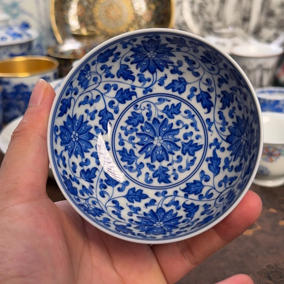 七***明纯手工手绘陶瓷茶具