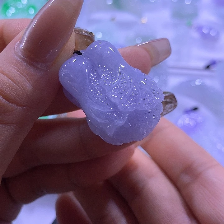 翡翠未镶嵌颈饰天然翡翠A货吊坠