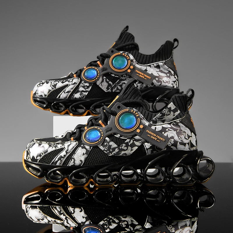 保罗圣约翰25年限定秋冬新款刀锋潮鞋飞织运动鞋百搭休闲潮鞋男鞋