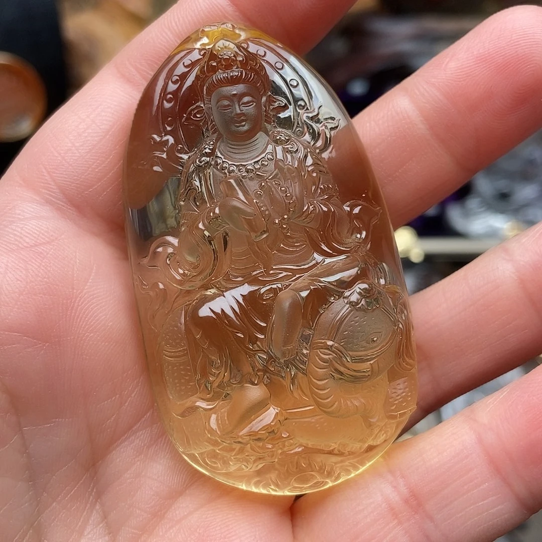 水晶天然水晶吊坠未镶嵌