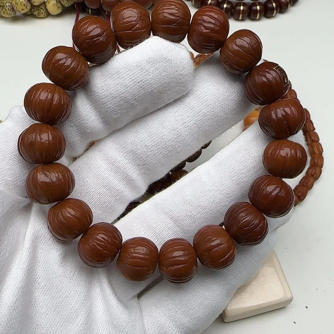 史****猴头核桃手串南瓜手串