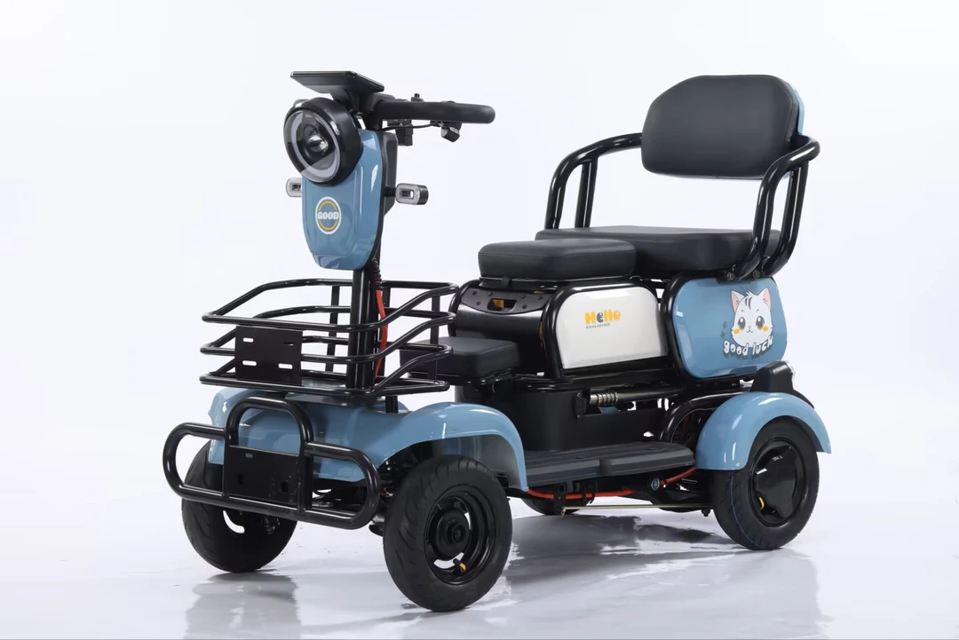 轻便大续航电动四轮车适合山区使用可用于老年代步接送小孩