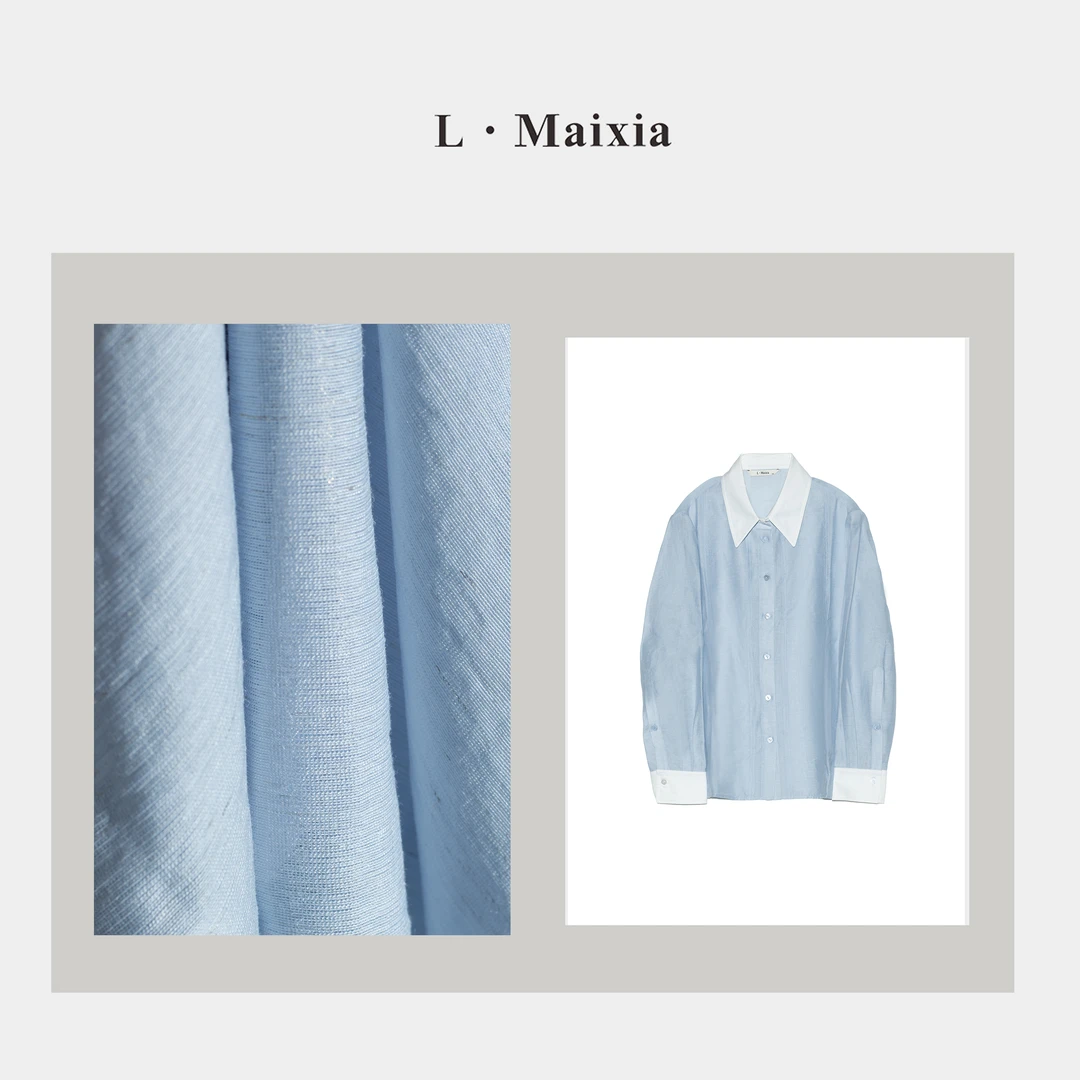 L.MAIXIA/露·玛莉先2025女士上衣X-15320