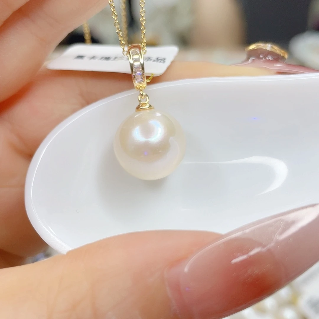 淡水珍珠未镶嵌吊坠(赠链)