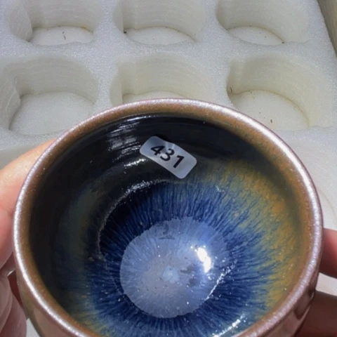 茶盏原矿原釉柴烧建盏