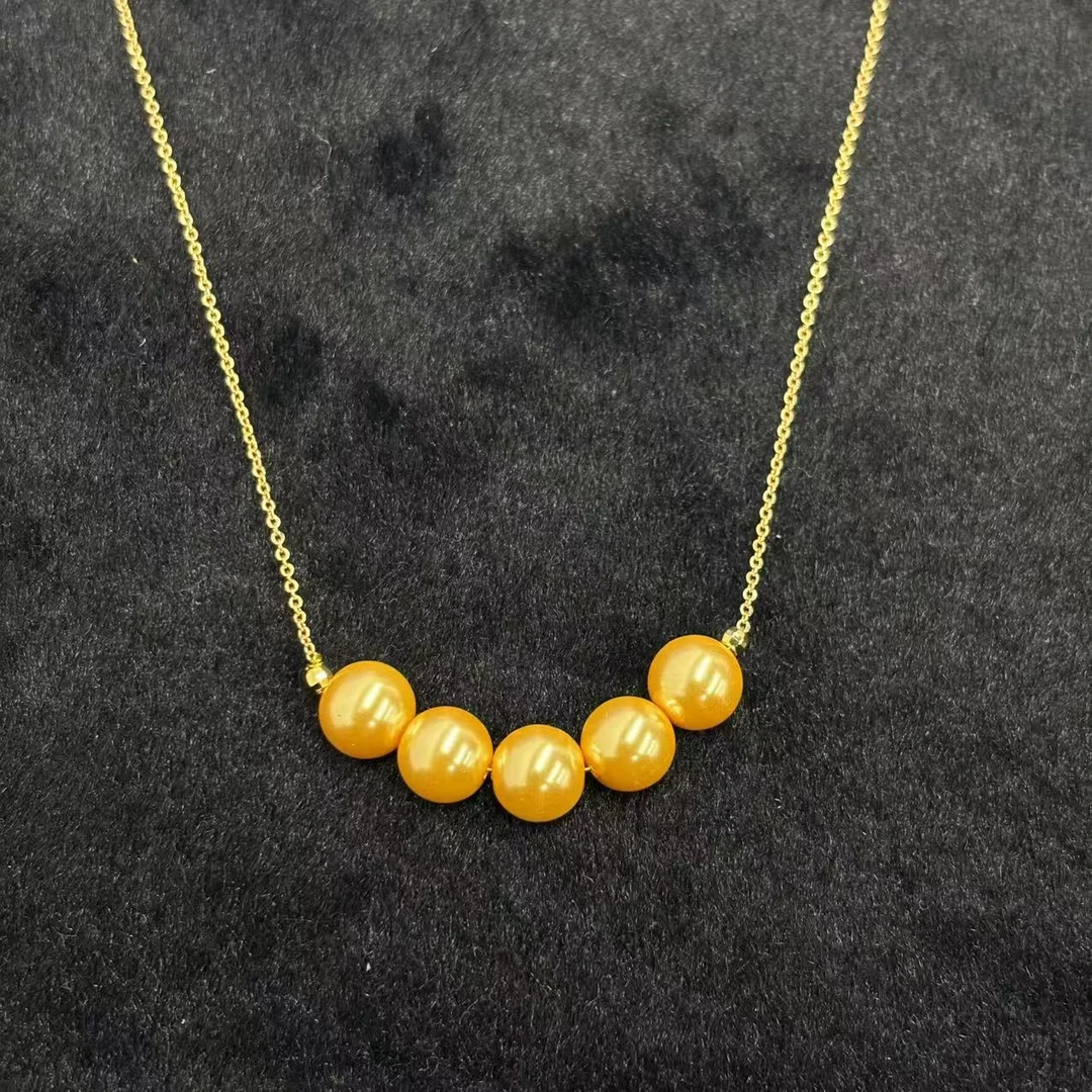 y2061-轻奢气质设计款圆珠项链-赠礼盒