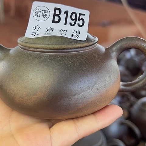 梨***雪戬谷龙窑柴烧茶壶195