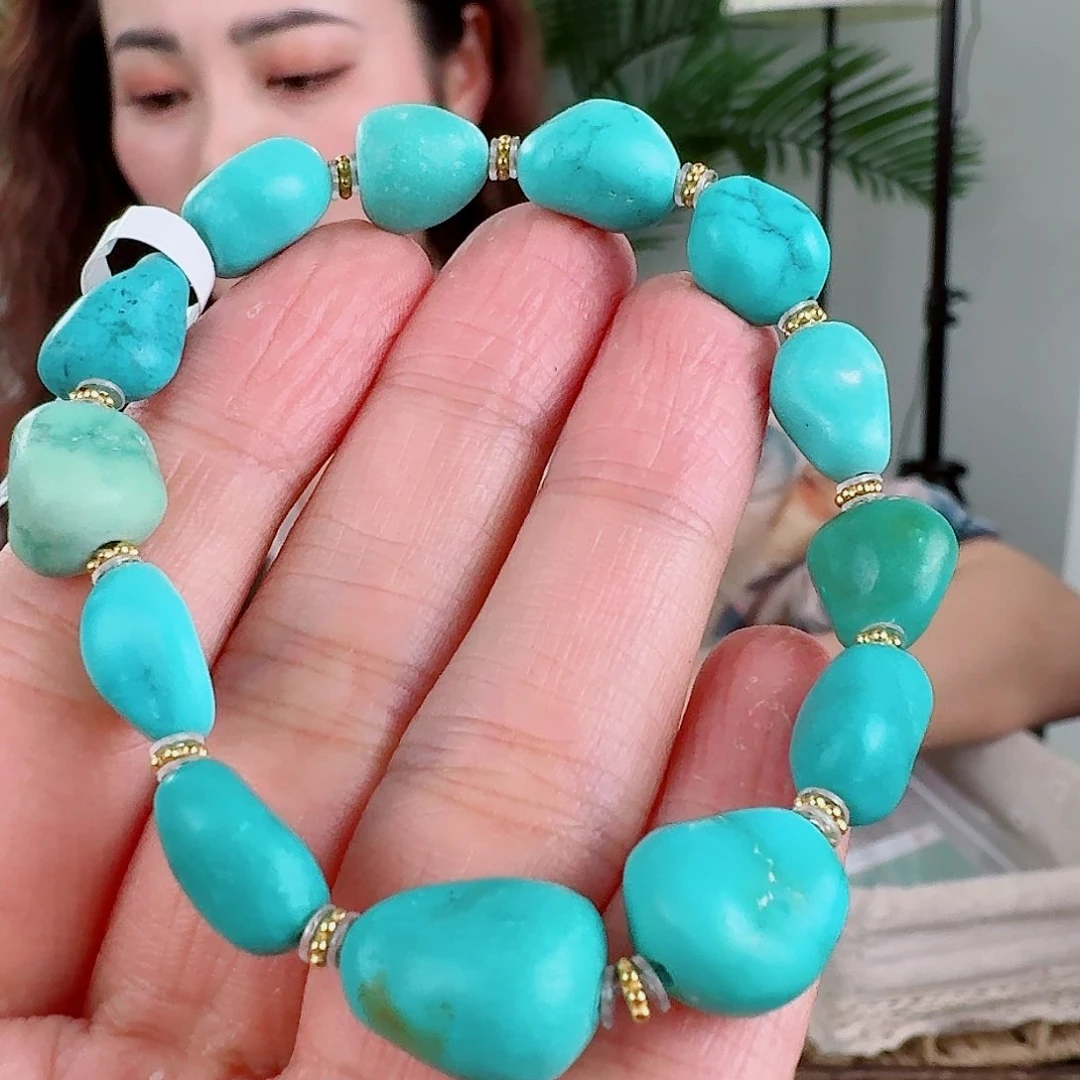 未镶嵌绿松石珠宝奇石