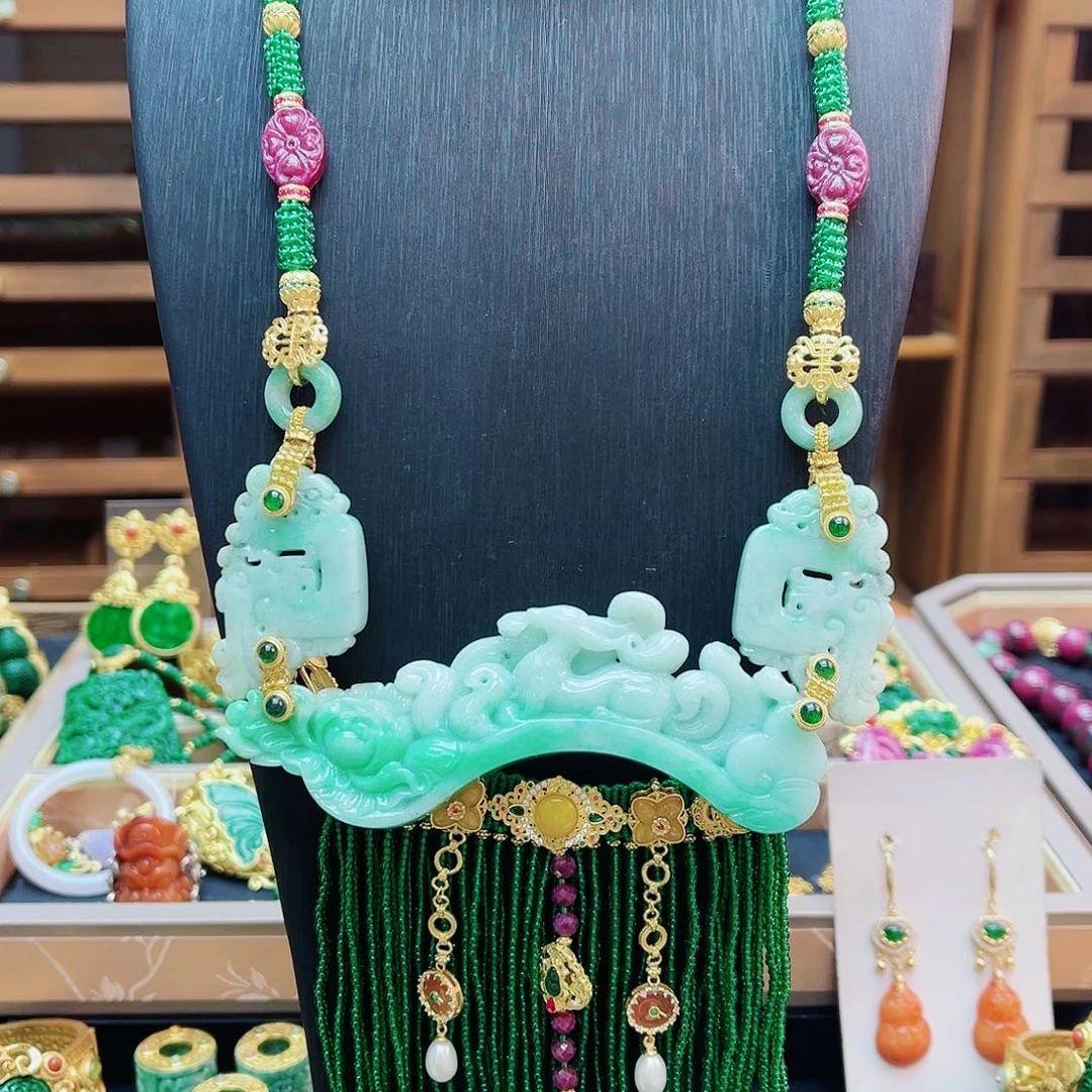 颈饰合金翡翠48小时鉴赏期