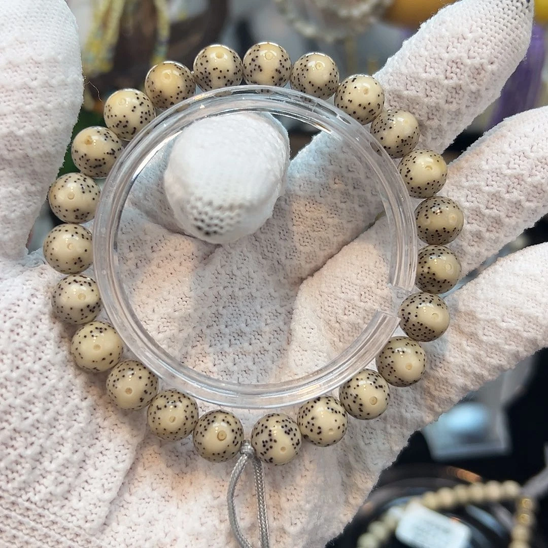 星月菩提吊坠10 mm 星月菩提圆珠手持单圈