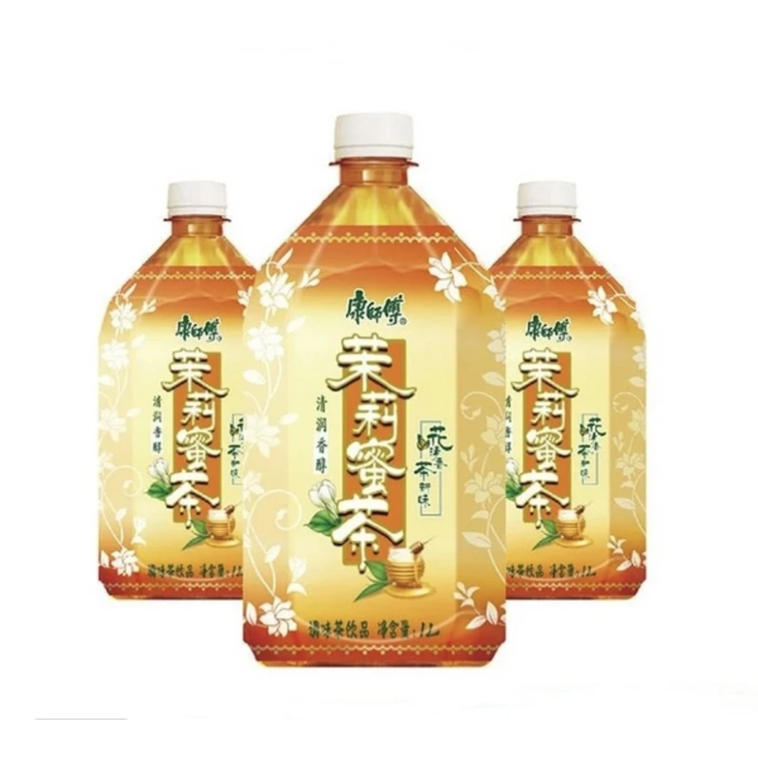 康师傅蜜茶大瓶1L/2瓶解渴即饮口味茶饮料整箱聚会家庭休闲饮品