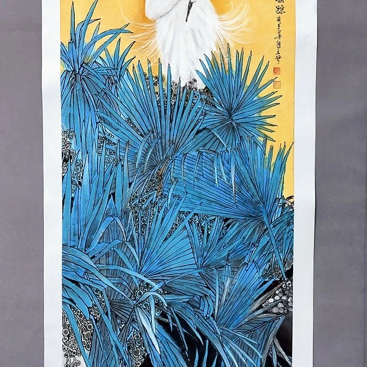 国画亲笔手绘放心去藏